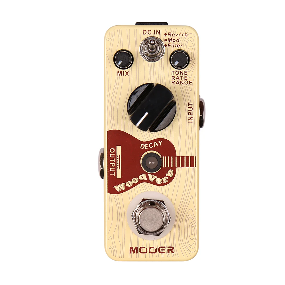 MOOER WoodVerb цифровая ревербераторная Акустическая гитара Педаль для создания гитарных эффектов и аксессуары 3 режима (ревербератор/мод/фильтр) истинное отключение
MOOER WoodVerb цифровая ревербераторная Акустическая гитара Педаль для создания гитарных эффектов и аксессуары 3 режима (ревербератор/мод/фильтр) истинное отключение
