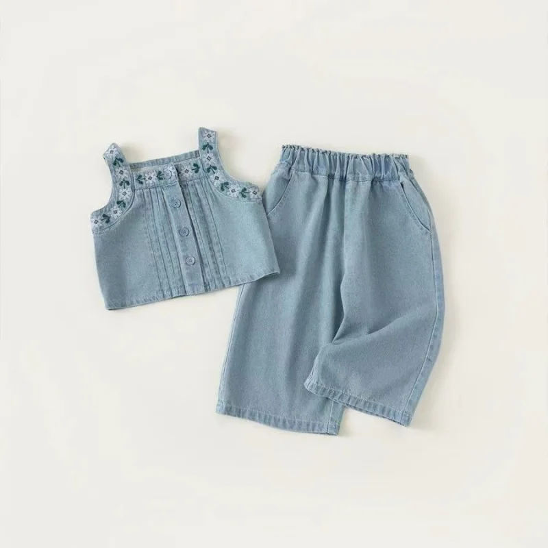 Girls' Suit Summer Girls' Clothing Fashionable Stylish Summer Clothing2024New Children Suit Girls Internet Celebrity Fried Stree
Girls' Suit Summer Girls' Clothing Fashionable Stylish Summer Clothing2024New Children Suit Girls Internet Celebrity Fried Stree