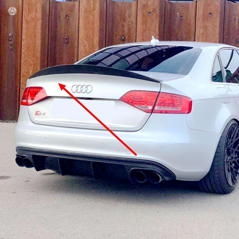 Декорированный спойлер для Audi S4 B8 B8.5 4 Двери Седан 2009 - 2016 в гонконгском стиле, высококачественный декорированный спойлер из углеродного волокна для задней крыши
Декорированный спойлер для Audi S4 B8 B8.5 4 Двери Седан 2009 - 2016 в гонконгском стиле, высококачественный декорированный спойлер из углеродного волокна для задней крыши