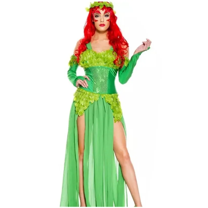 Ladies Anime Movie Batwomen Poison Ivy Villian Cosplay Costume Halloween Performance Party Green Dragonfly Elf Fancy Dress
Ladies Anime Movie Batwomen Poison Ivy Villian Cosplay Costume Halloween Performance Party Green Dragonfly Elf Fancy Dress