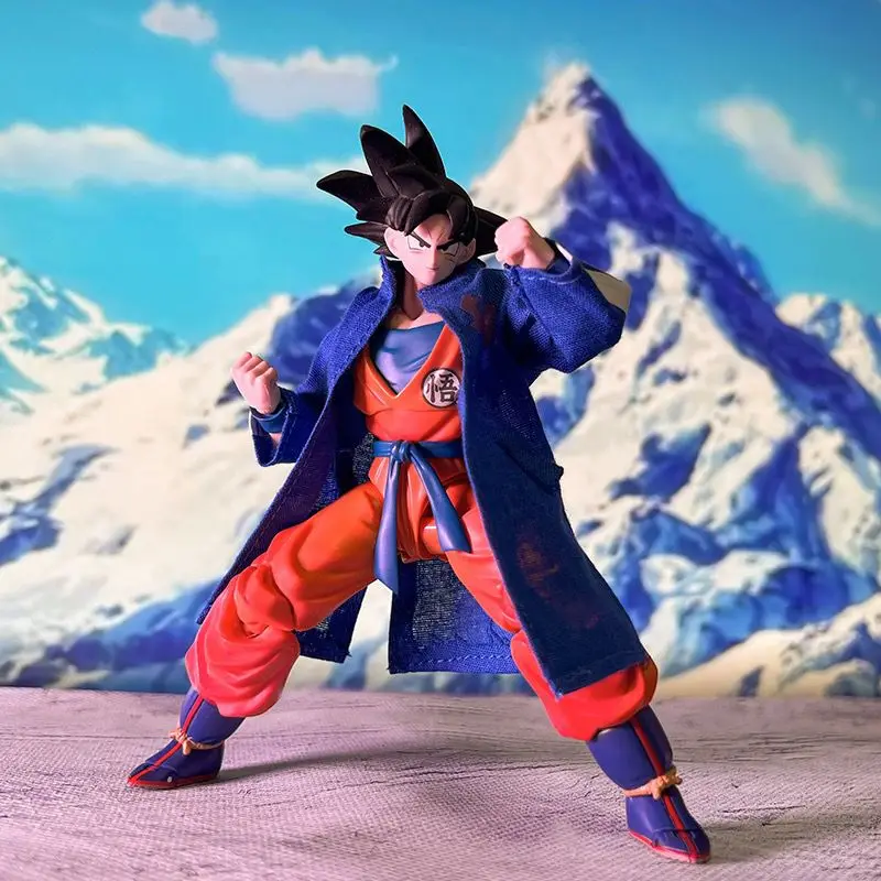 SHF Series Dragon Ball Anime Handmade Son Goku Cool Windproof and Cold-Proof Clothing Is Suitable for 1/12 Size Movable Humanoid
SHF Series Dragon Ball Anime Handmade Son Goku Cool Windproof and Cold-Proof Clothing Is Suitable for 1/12 Size Movable Humanoid