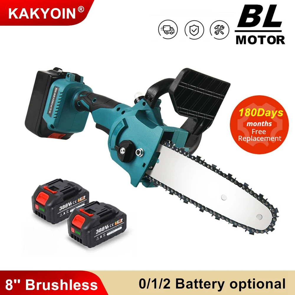 3500w 8 Inch Cordless Electric Saw Brushless Rechargeable Saw Electric Pruning Saw Handheld ChainSaw Woodworking Cutting
3500w 8 Inch Cordless Electric Saw Brushless Rechargeable Saw Electric Pruning Saw Handheld ChainSaw Woodworking Cutting