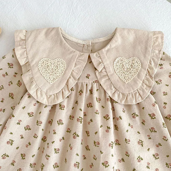 2025 New Autumn Sister Dress 2-6Yrs Girl Party Dress Long Sleeved Cotton Print Kids Princess Dresses Baby Girl Romper 12 S0d9eb7d9294b46dd9e720b35a084d759Z