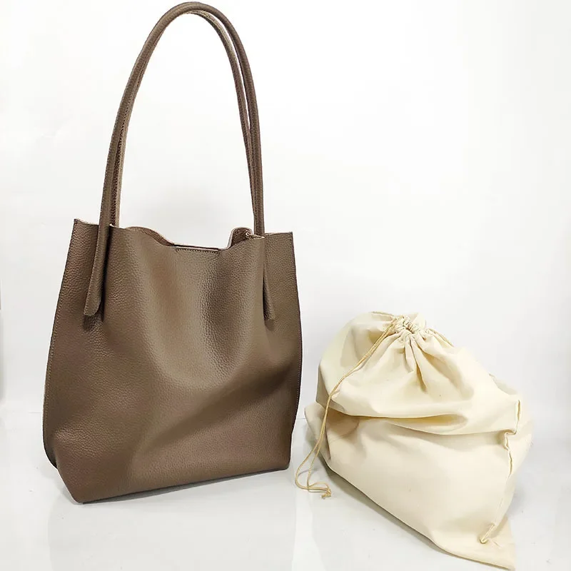 Women's Original Togo Top Layer Cowhide Commuting Tote Bag Lychee Grain Genuine Leather Shoulder Lady Portable Large Bucket Bag
Women's Original Togo Top Layer Cowhide Commuting Tote Bag Lychee Grain Genuine Leather Shoulder Lady Portable Large Bucket Bag