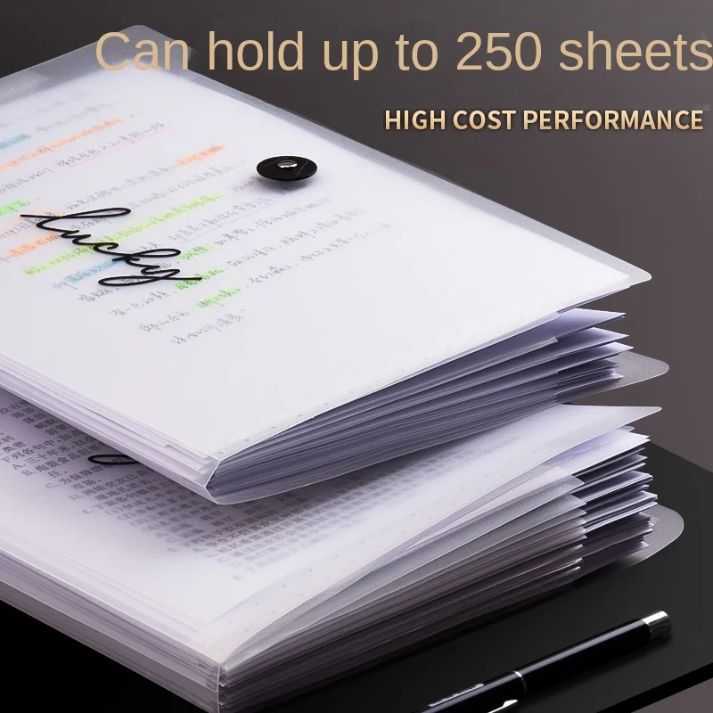 12-layer Organ Bag Large-capacity Folder Multi-layer Student Storage Artifact A4 Portable Test Paper Bag Classified Storage
12-layer Organ Bag Large-capacity Folder Multi-layer Student Storage Artifact A4 Portable Test Paper Bag Classified Storage