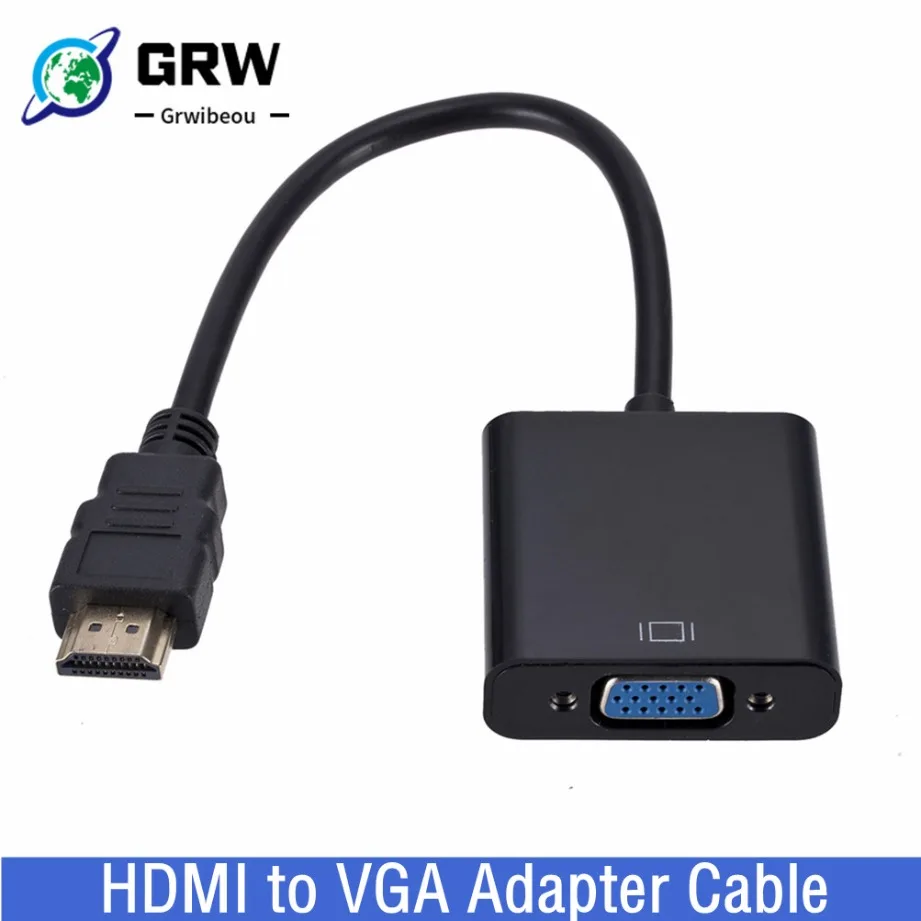 Grwibeou 1080P HDMI-compatible to VGA Adapter Digital Analog HDMI-compatible Male To Famale VGA Cable Converter For PC Laptop
Grwibeou 1080P HDMI-compatible to VGA Adapter Digital Analog HDMI-compatible Male To Famale VGA Cable Converter For PC Laptop