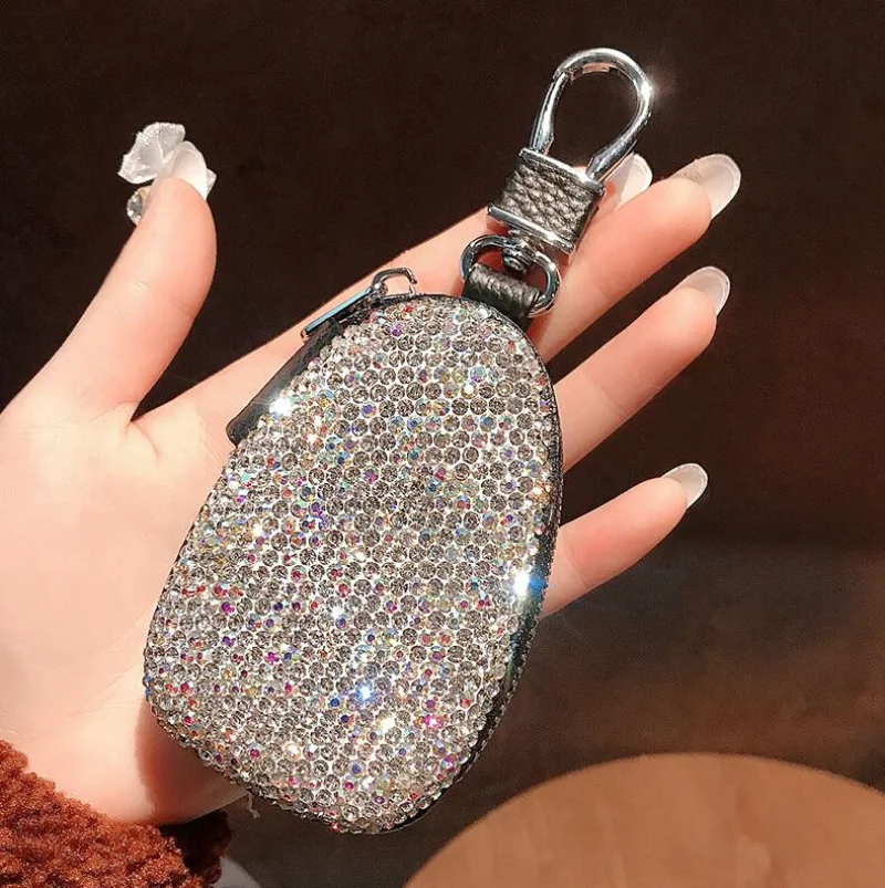 Diamond Key Case Universal Car Key Case Diamond Female Car Key Cover Creative High-end Car Key Protective Shell Key Bag
Diamond Key Case Universal Car Key Case Diamond Female Car Key Cover Creative High-end Car Key Protective Shell Key Bag