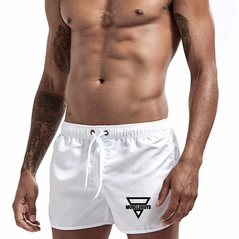 

2024 Men Casual Shorts New Gyms Fitness Bodybuilding Shorts Mens Summer Casual Cool Short Pants Male Jogger Workout Beach