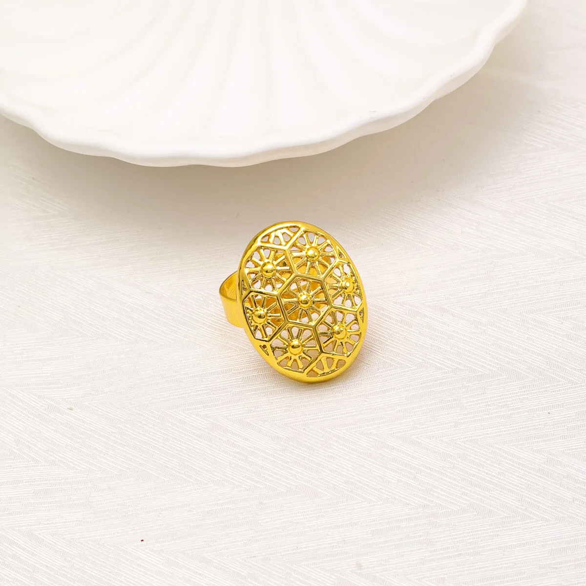 Dubai 24k gold jewelry African Bead Jewelry Sets for Woman Party Wedding Accessories Golden Color Necklace Ring Bangle Earrings 5 Mallzona Dubai 24k gold jewelry African Bead Jewelry Sets for Woman Party Wedding Accessories Golden Color Necklace Ring Bangle Earrings Mallzona