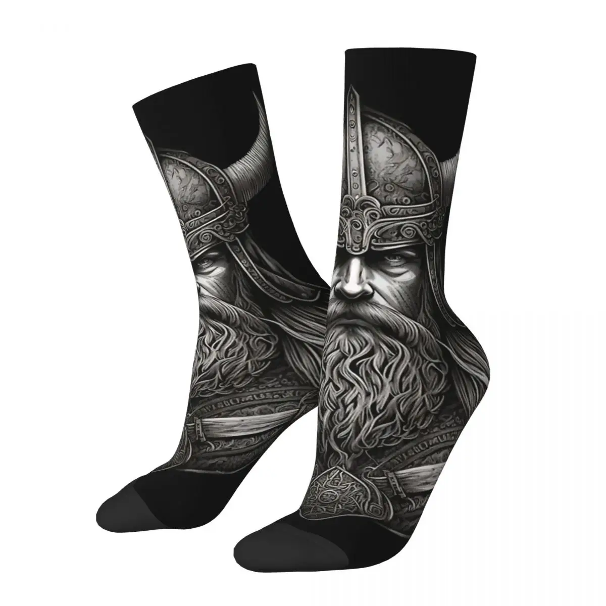 

The Viking Warrior A Fierce And Formidable Fighter Norse Warrior Unisex Winter Socks Running Happy Socks street style Crazy Sock