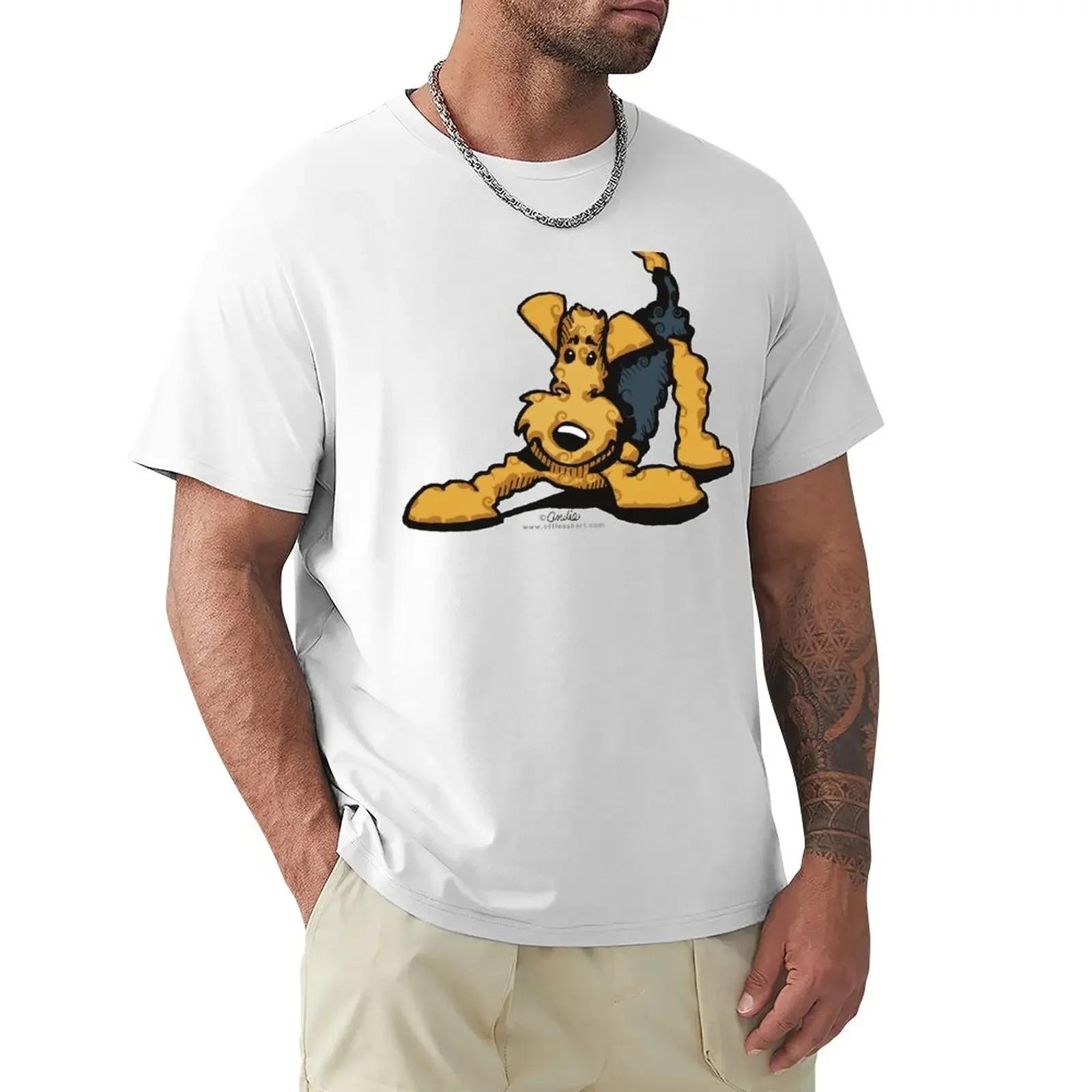 Airedale @ Play T-Shirt tops T-shirt for a boy custom t shirts design your own vintage clothes t shirt for men
Airedale @ Play T-Shirt tops T-shirt for a boy custom t shirts design your own vintage clothes t shirt for men
