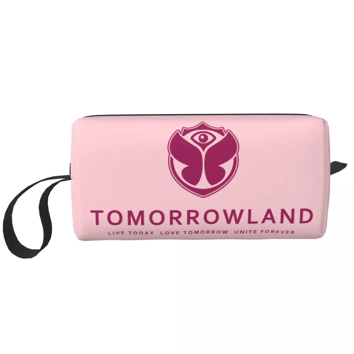 

Tomorrowland Cosmetic Bag Women Large Capacity Belgian Electronic Dance Music Festival Makeup Case Beauty Storage Toiletry Bags