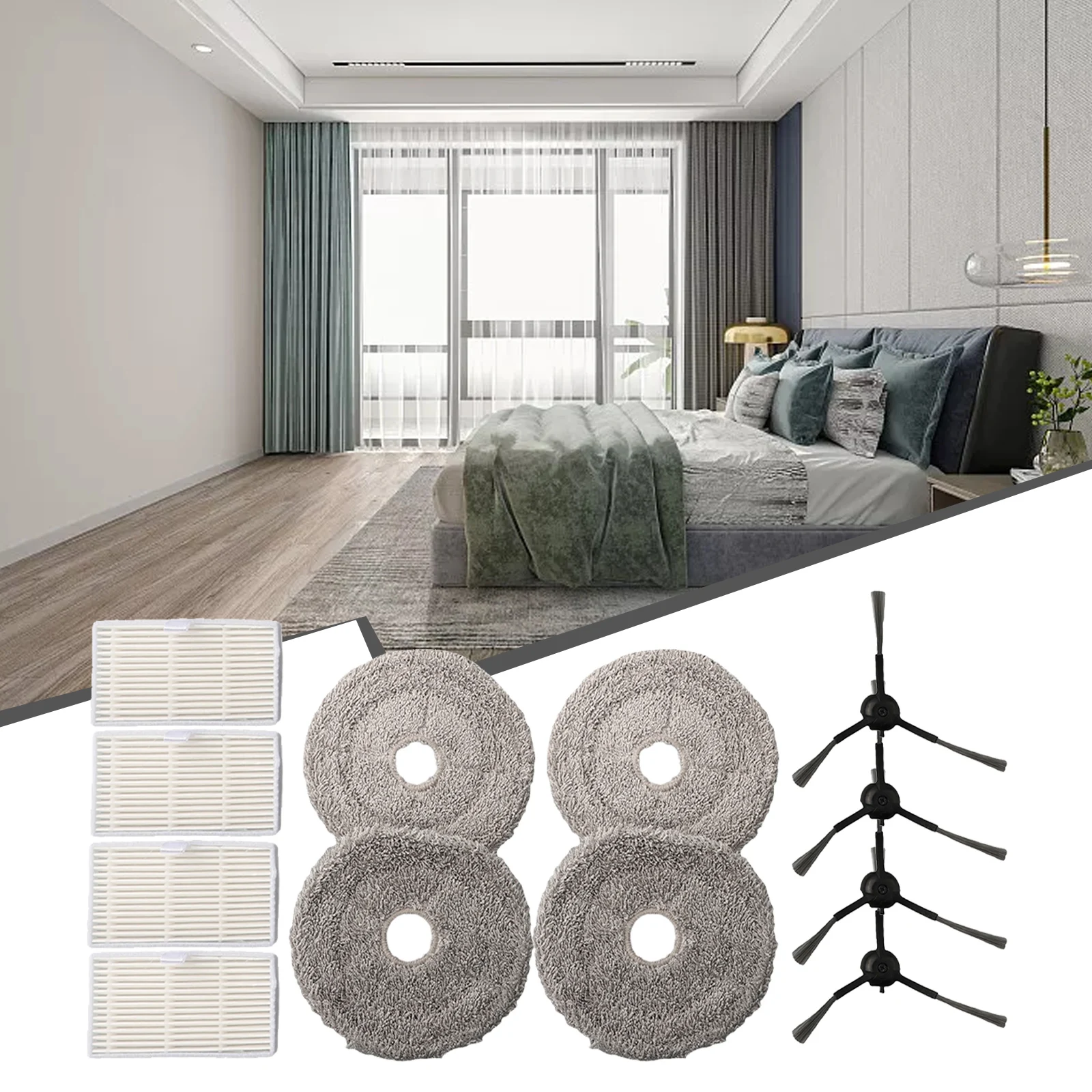 Enhanced Cleaning Efficiency Replacement Accessories for Ultenic MC1 Robot Vacuum Cleaner Side Brush Filters Cleaning Cloth
Enhanced Cleaning Efficiency Replacement Accessories for Ultenic MC1 Robot Vacuum Cleaner Side Brush Filters Cleaning Cloth