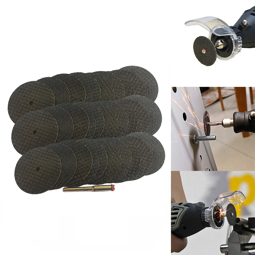 37PCS 38mm Resin Cutting Wheel Cutting Disc With Connecting Rod For 3 Mm Mandrel Rotating Tools Non Ferrous Metals Plastics Wood
37PCS 38mm Resin Cutting Wheel Cutting Disc With Connecting Rod For 3 Mm Mandrel Rotating Tools Non Ferrous Metals Plastics Wood