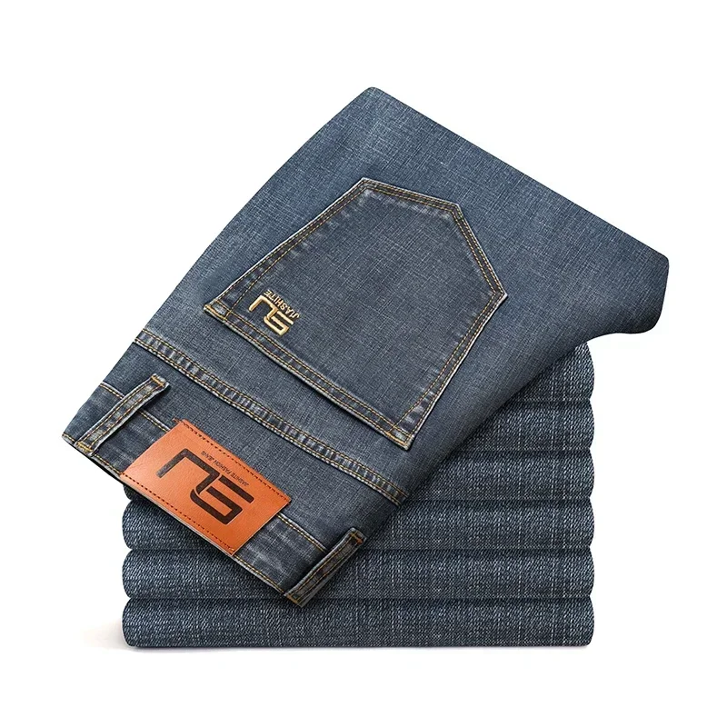 QIWN Spring Autumn Winter Clothing Youth Men's Slim Straight Jeans Simple Fashion Men's Fit Cotton Stretch Nostalgic Denim Jeans
QIWN Spring Autumn Winter Clothing Youth Men's Slim Straight Jeans Simple Fashion Men's Fit Cotton Stretch Nostalgic Denim Jeans