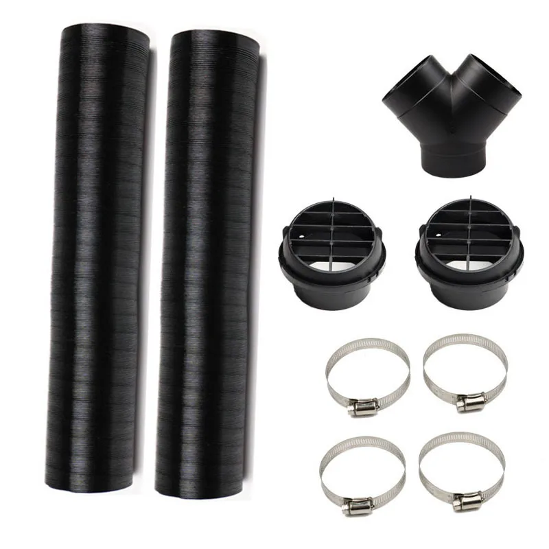 100cm 75mm Car Air Diesel Parking Heater T Y Pipe Replacements Kit Heater Ducting Pipe + Air Vent Outlet Connector + Hose Clips
100cm 75mm Car Air Diesel Parking Heater T Y Pipe Replacements Kit Heater Ducting Pipe + Air Vent Outlet Connector + Hose Clips