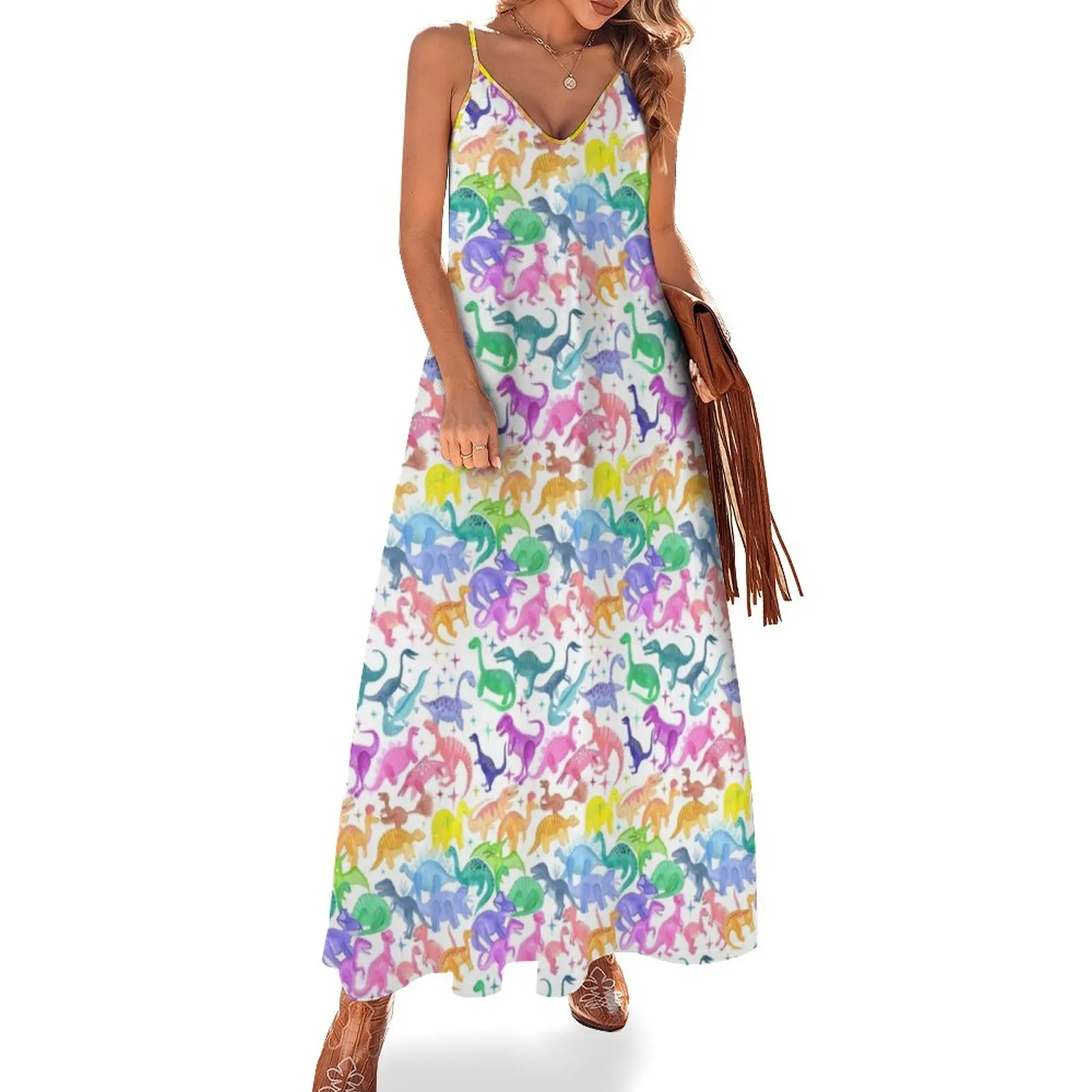 Roarsome Rainbow Dinosaur Alphabet Sleeveless Dress evening dress dress summer 2024 women
Roarsome Rainbow Dinosaur Alphabet Sleeveless Dress evening dress dress summer 2024 women