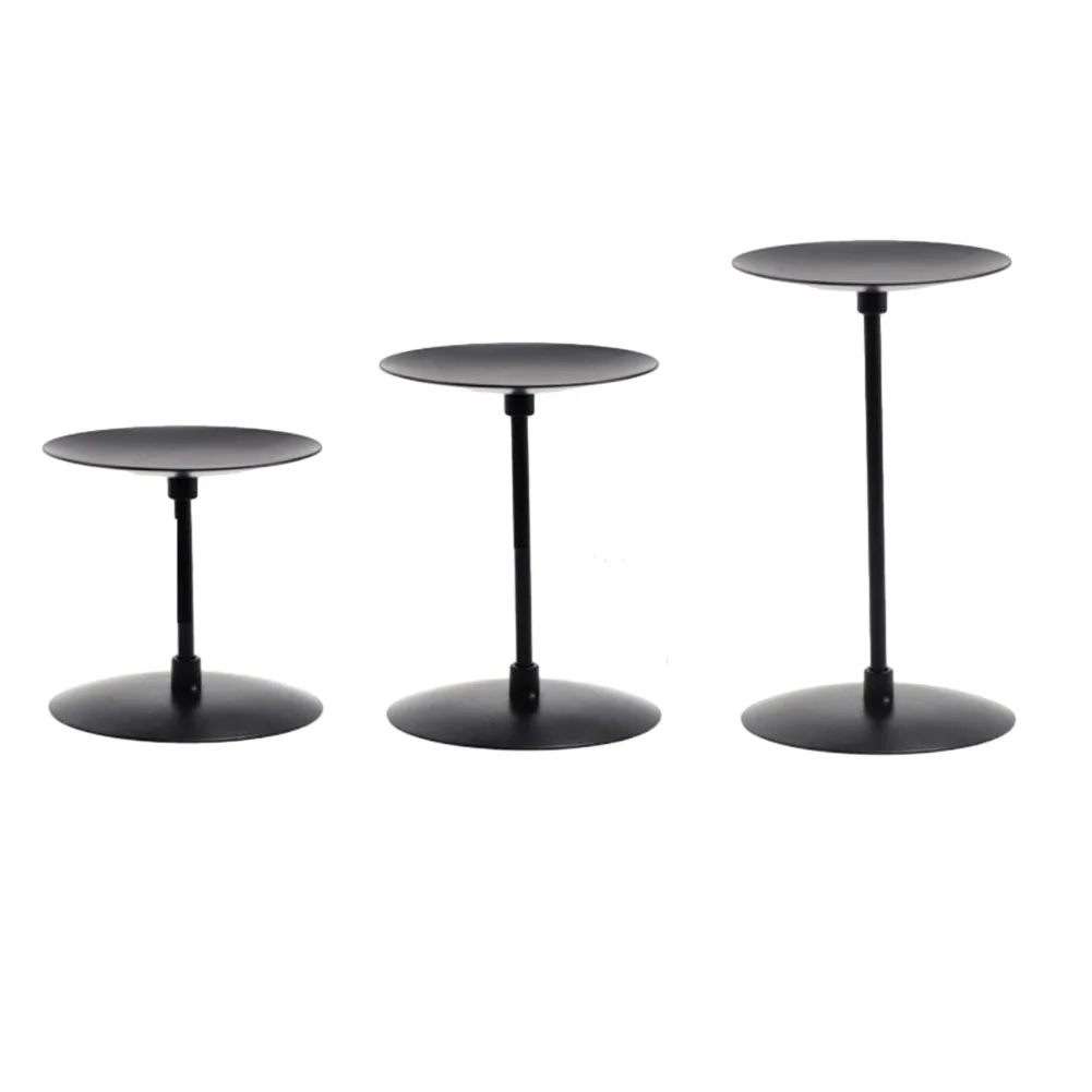 Set of 3 Pillar Candle Holders Black Iron Plate Candle Stands Suitable for Various Occasions and Home Interiors
Set of 3 Pillar Candle Holders Black Iron Plate Candle Stands Suitable for Various Occasions and Home Interiors