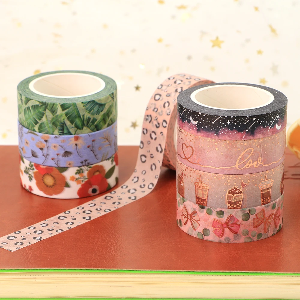 2022 NEW 1PC 10M Spring Starry Sky Butterflies Milk tea Flowers Leopard print Masking Tape Scrapbooking stationery washi tape
2022 NEW 1PC 10M Spring Starry Sky Butterflies Milk tea Flowers Leopard print Masking Tape Scrapbooking stationery washi tape
