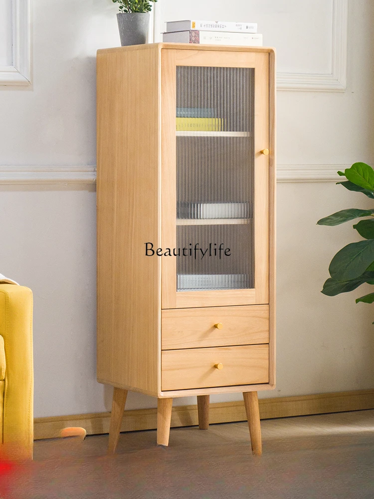 Solid Wood Living Room Wall Kitchen Locker Small Apartment Sofa Edge Wine Cabinet
Solid Wood Living Room Wall Kitchen Locker Small Apartment Sofa Edge Wine Cabinet