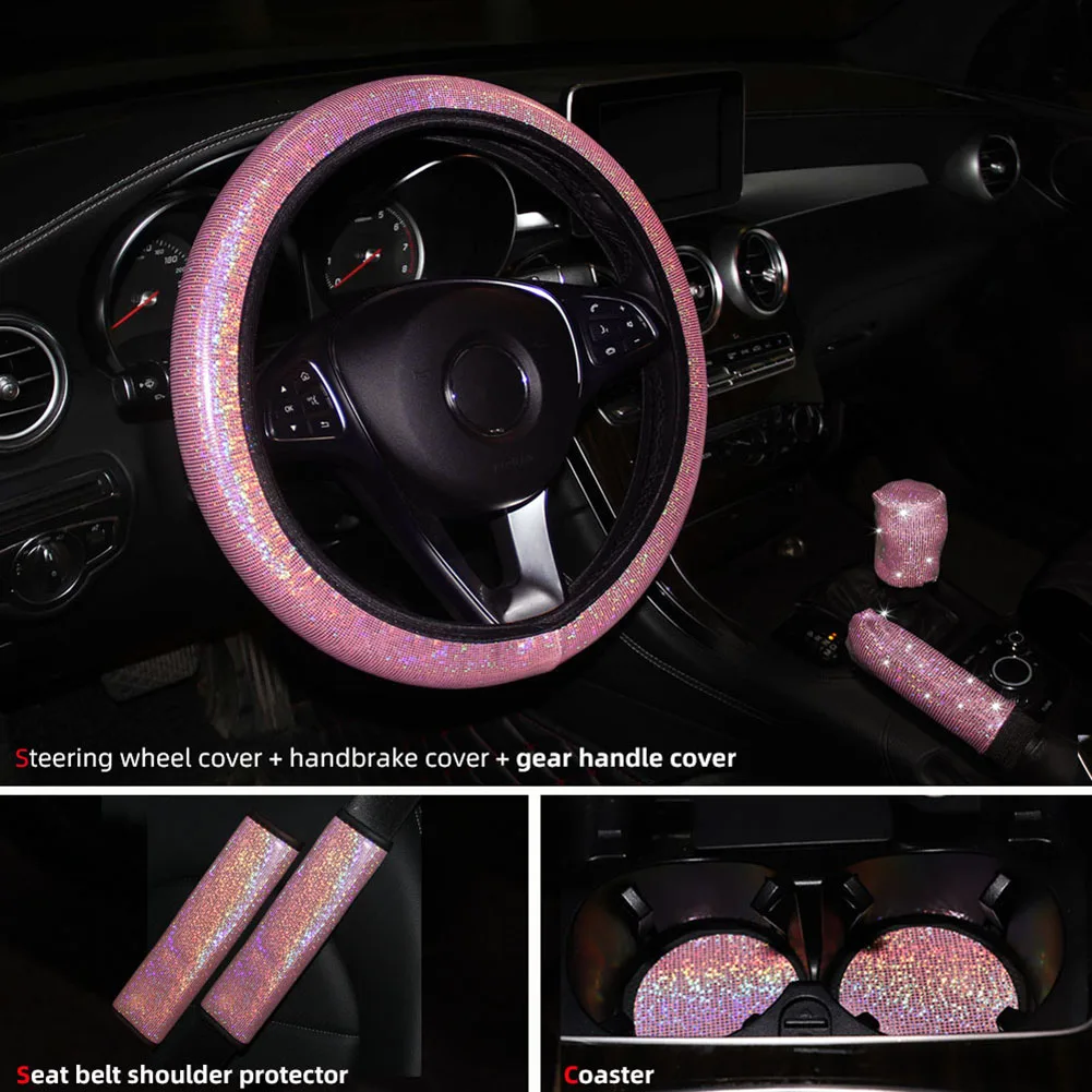 Handbrake Cover Steering Wheel Cover 1set Pink Shoulder Pads Universal 37-38cm Cheap Easy To Clean Easy To Store
Handbrake Cover Steering Wheel Cover 1set Pink Shoulder Pads Universal 37-38cm Cheap Easy To Clean Easy To Store