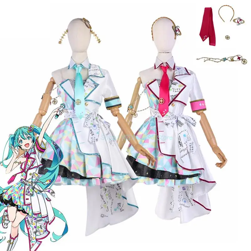 Project Sekai Colorful Stage Feat New Vocal Singer Dress Cosplay Hinomori Shizuku More More Jump Outfits Anime Cosplay Costumes
Project Sekai Colorful Stage Feat New Vocal Singer Dress Cosplay Hinomori Shizuku More More Jump Outfits Anime Cosplay Costumes