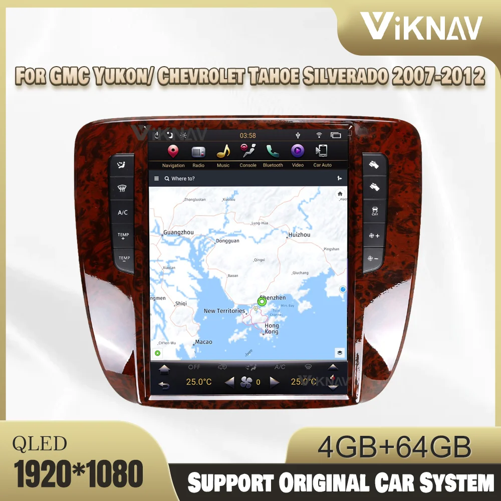 64G PX6 Car Radio For GMC Yukon/ Chevrolet Tahoe Silverado 2007-2013 1080P HD Android Navigation GPS Rear View DVD Multimedia
64G PX6 Car Radio For GMC Yukon/ Chevrolet Tahoe Silverado 2007-2013 1080P HD Android Navigation GPS Rear View DVD Multimedia
