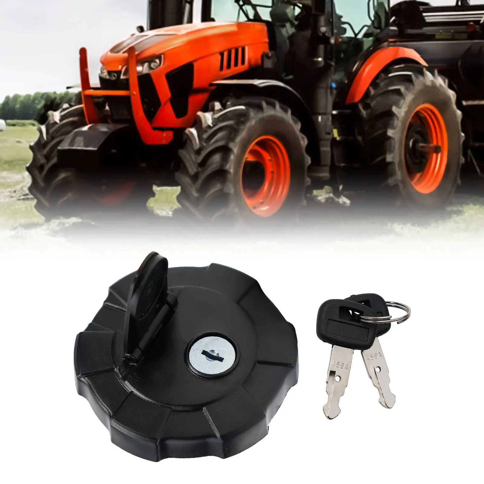 

Car Fuel Tank Cap With Key Car Fuel Tank Cap Lock Cap With Key For Kubota Excavator SVL75-2 KX91-3S U35-S2 RD411-51122