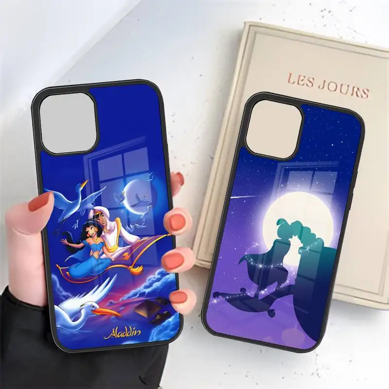 

Чехол для телефона Aladdin с принцессой Жасмин из поликарбоната и ТПУ для Samsung Galaxy S22 S10 S21 S20 S30 Plus Ultra Note 10 Pro 20, чехол-накладка