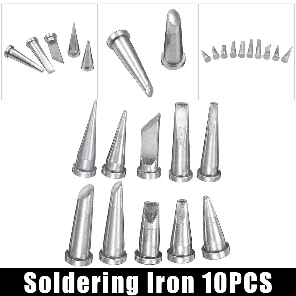 Heavy Duty Soldering Iron Tip 10 Pieces Spares Part Tips Kit WD1000/WD2000/WSD81/WSF 81D8/WSF 81D5/Ws81 Workstations
Heavy Duty Soldering Iron Tip 10 Pieces Spares Part Tips Kit WD1000/WD2000/WSD81/WSF 81D8/WSF 81D5/Ws81 Workstations