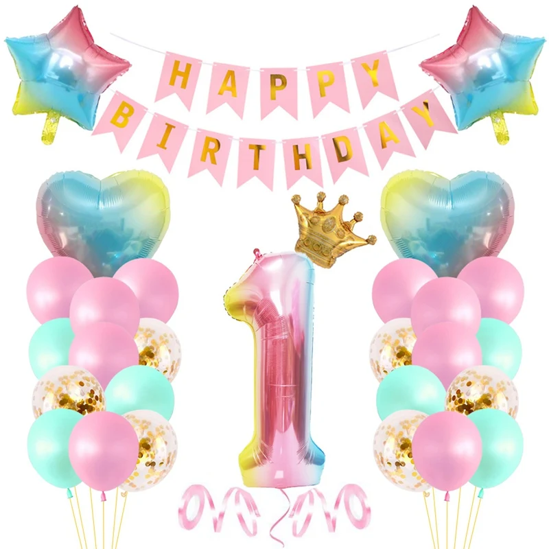 Набор воздушных шаров для дня рождения, 40 дюймов, 29 шт./комплект
Набор воздушных шаров для дня рождения, 40 дюймов, 29 шт./комплект