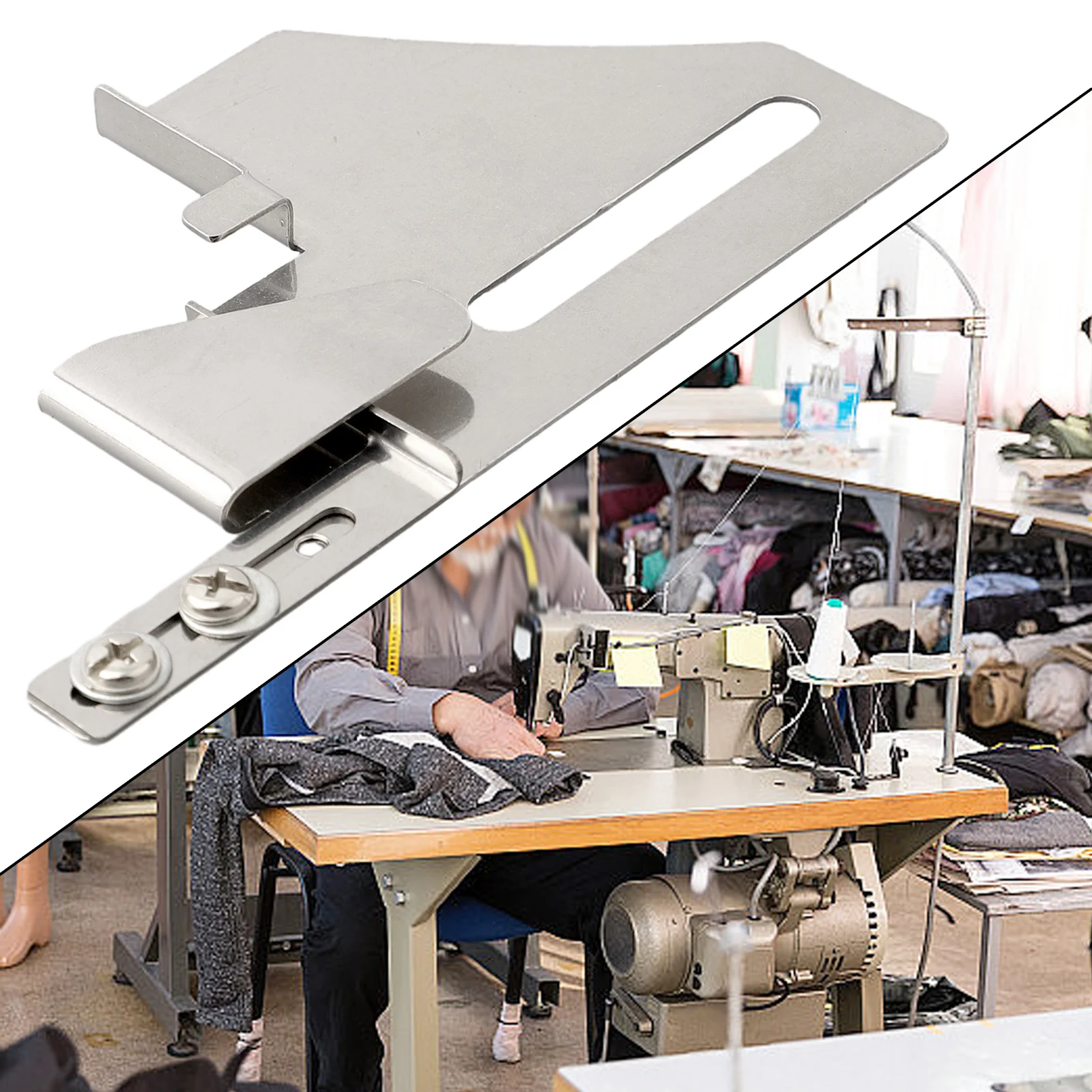 Cover Stitching Adjustable Cloth Guide Clean Seam Edges Hemming Device Adjustable Fabric Guide Adjustable Fabric Guide
Cover Stitching Adjustable Cloth Guide Clean Seam Edges Hemming Device Adjustable Fabric Guide Adjustable Fabric Guide