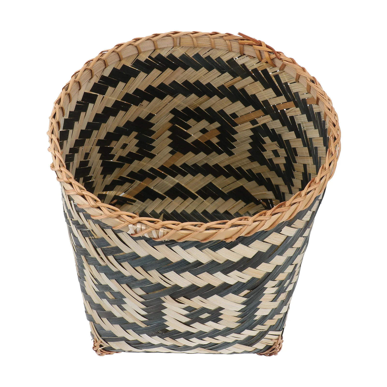 Bamboo Woven Trash Basket Round Boho Wicker Waste Paper Bin Small Woven Basket Trash Can Creative Wastebasket For Living Room
Bamboo Woven Trash Basket Round Boho Wicker Waste Paper Bin Small Woven Basket Trash Can Creative Wastebasket For Living Room