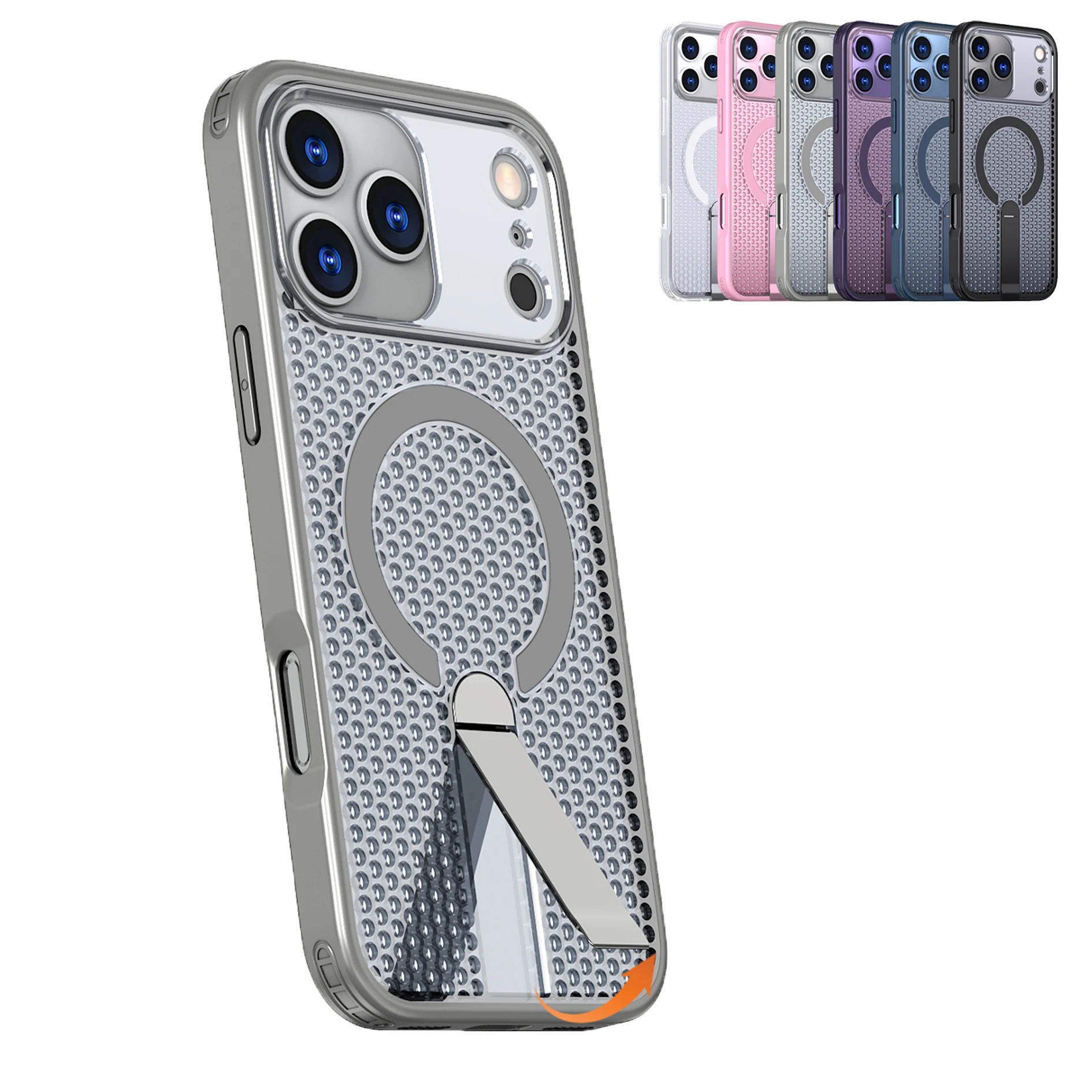 MagCool Heat Dissipation MagSafe Case for iPhone with Kickstand MagCool Heat Dissipation MagSafe Case for iPhone with Kickstand