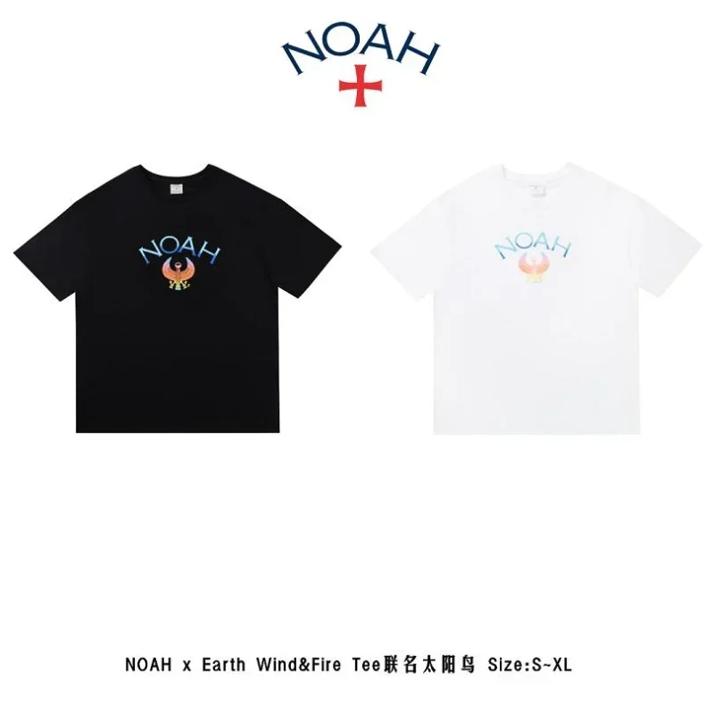 

Новая модная Классическая футболка с надписью и логотипом Ноя для мужчин и женщин, европейский размер, 100% хлопок, футболки Ноя, уличная одежда