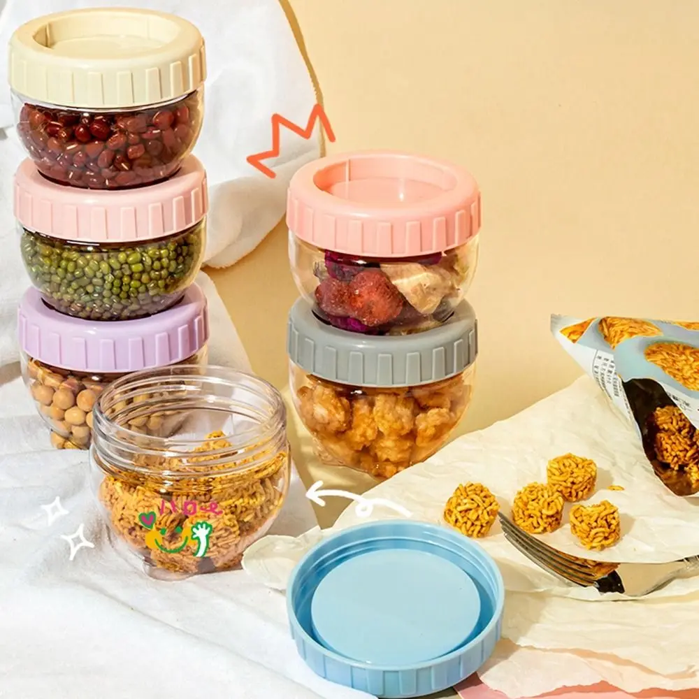 Portable Multi-purpose Sealed Plastic Sealed Cans Small Snack Storage Jar Food Storage Jar Candy Snack Jar Coffee Tea Jar
Portable Multi-purpose Sealed Plastic Sealed Cans Small Snack Storage Jar Food Storage Jar Candy Snack Jar Coffee Tea Jar