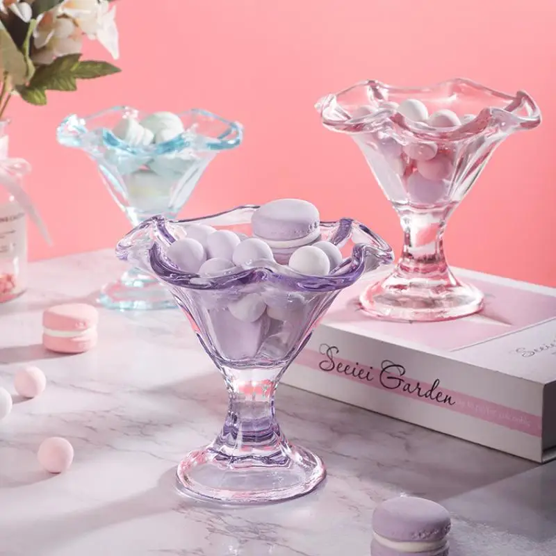 Luxury Retro Cocktail Glass Goblet Colorful Petal Shape Ice Cream Dessert Cup Fruit Salad Bowl Smoothie Shake Buffet Drinkware
Luxury Retro Cocktail Glass Goblet Colorful Petal Shape Ice Cream Dessert Cup Fruit Salad Bowl Smoothie Shake Buffet Drinkware