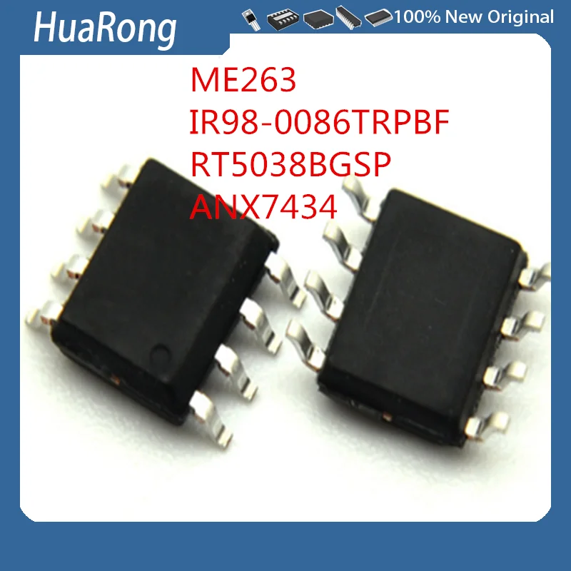 5 шт./партия, планшетофон ME263 IR98-0086TRPBF RT5038BGSP RT5038B ANX7434 WG606P NCP81258FDMNTBG AZRS3080. SOP8
5 шт./партия, планшетофон ME263 IR98-0086TRPBF RT5038BGSP RT5038B ANX7434 WG606P NCP81258FDMNTBG AZRS3080. SOP8