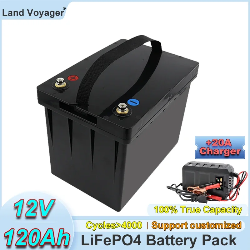 Land Voyager 12.8v 120AH lifepo4 battery with 100A BMS 12V 120Ah battery for go cart UPS Household appliances Inverter +14.6V20A
Land Voyager 12.8v 120AH lifepo4 battery with 100A BMS 12V 120Ah battery for go cart UPS Household appliances Inverter +14.6V20A