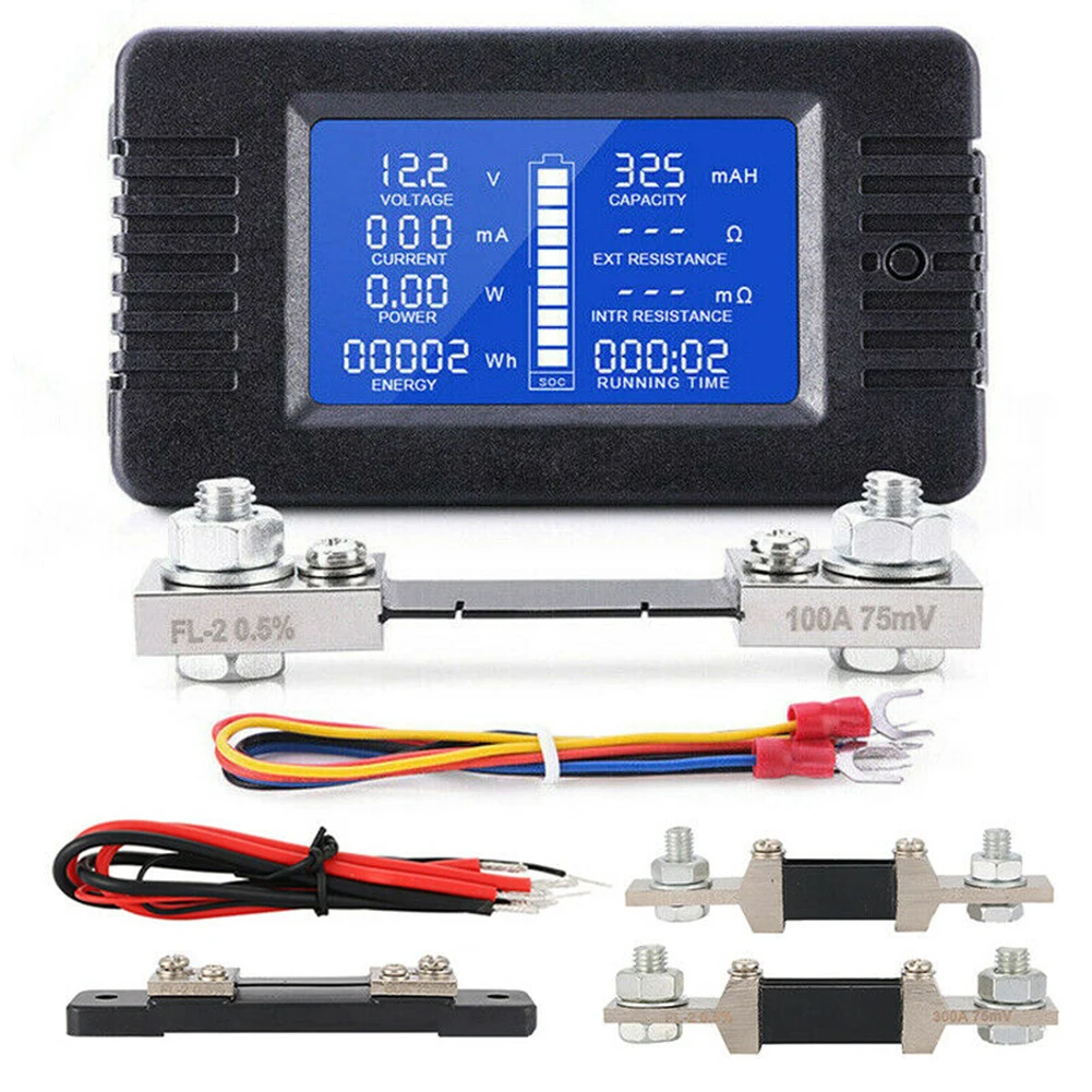 PZEM-015 Battery Tester DC Voltage Current Power Capacity Internal And External ABS Black Tool Accessories
PZEM-015 Battery Tester DC Voltage Current Power Capacity Internal And External ABS Black Tool Accessories