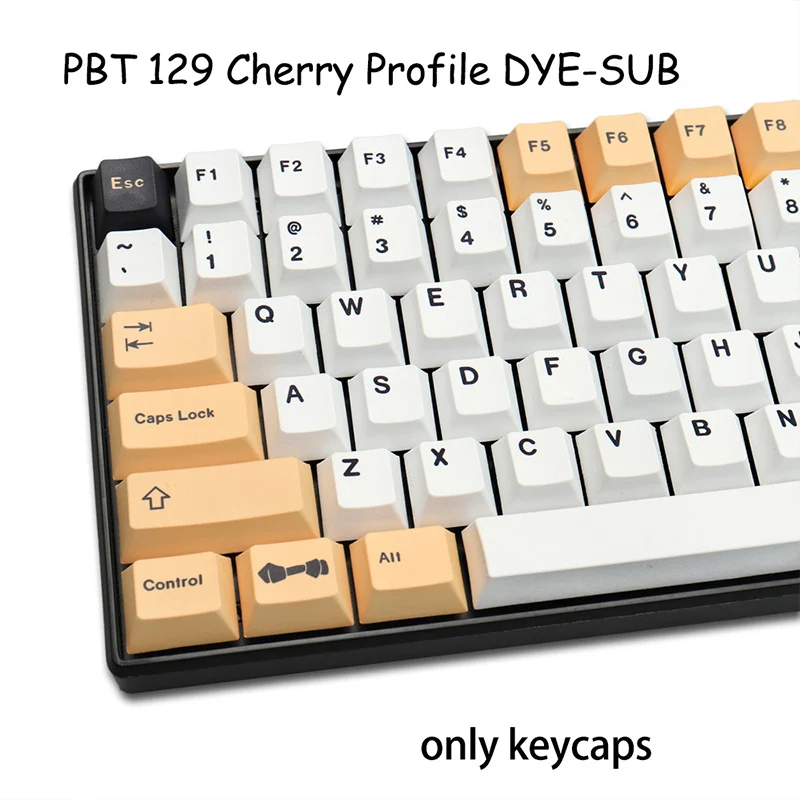 

GMK MAKI CLONE129 Keys Cherry Profile PBT Keycap DYE-SUB English Custom Personality Keycaps For Mechanical Keyboard 61/64/68