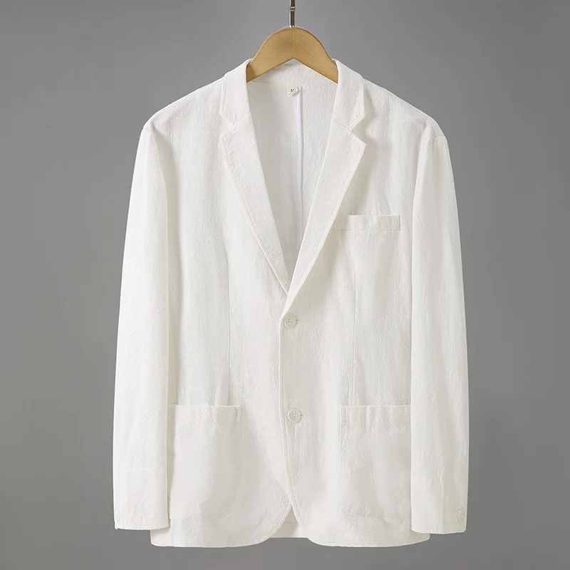 New Arrival Spring and Autumn Cotton and Linen Men's Business Casual Clothes Trend Linen Single Suit Jacket Men Size MLXL2XL3XL
New Arrival Spring and Autumn Cotton and Linen Men's Business Casual Clothes Trend Linen Single Suit Jacket Men Size MLXL2XL3XL
