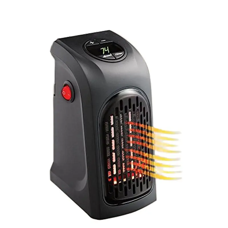 

220V Alloet 400W Electric Heater Mini Fan Heater Desktop Household Wall Heater Stove Radiator Warmer Machine For Winter