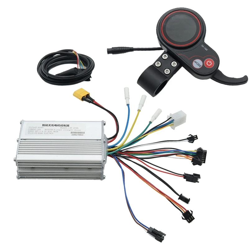 48V 25A Electric Scooter Controller Dashboard Kit Replacement With TF-100 Display Scooter For KUGOO M4 Electric Scooter
48V 25A Electric Scooter Controller Dashboard Kit Replacement With TF-100 Display Scooter For KUGOO M4 Electric Scooter