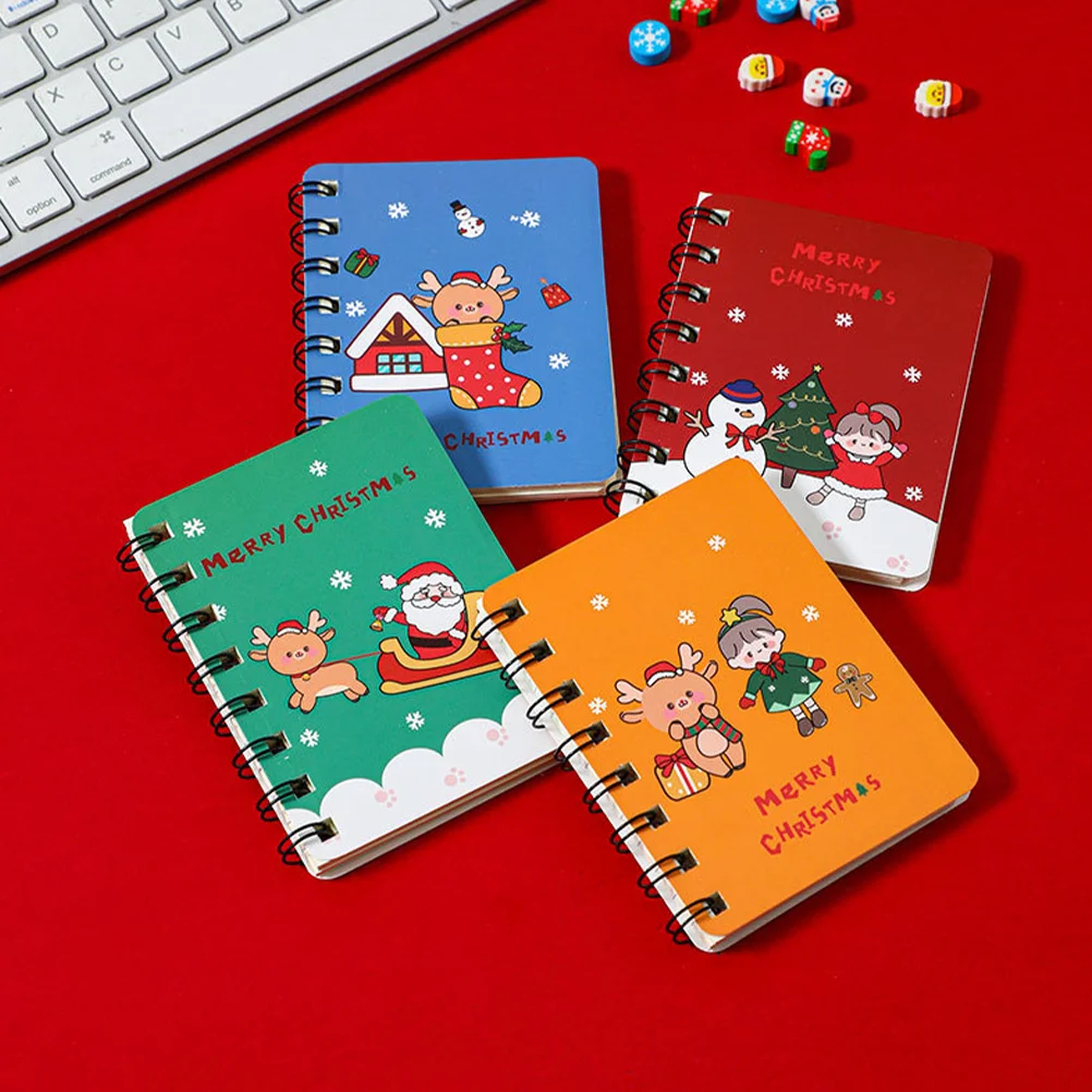 Mini Spiral Notepads Memo Notebooks Christmas Coil Small Daily Use Writing Accessories
Mini Spiral Notepads Memo Notebooks Christmas Coil Small Daily Use Writing Accessories