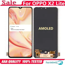 Ensemble écran tactile LCD AMOLED de remplacement, 6.4 pouces, pour OPPO Find X2 Lite X2Lite CPH2005, Original=