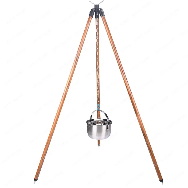 Outdoor Picnic Campfire Rack Portable Camping Hanging Pot Bracket Lamp Holder Tripod Hanger with Campfire Rack Camping Supplies
Outdoor Picnic Campfire Rack Portable Camping Hanging Pot Bracket Lamp Holder Tripod Hanger with Campfire Rack Camping Supplies