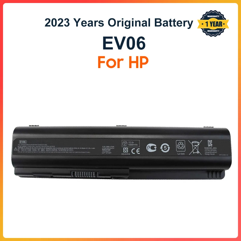 

EV06 Laptop Battery For HP 484170-001 484170-002 484171-001 485041-001 HSTNN-XB79 HSTNN-IB72 HSTNN-DB72 HSTNN-LB73