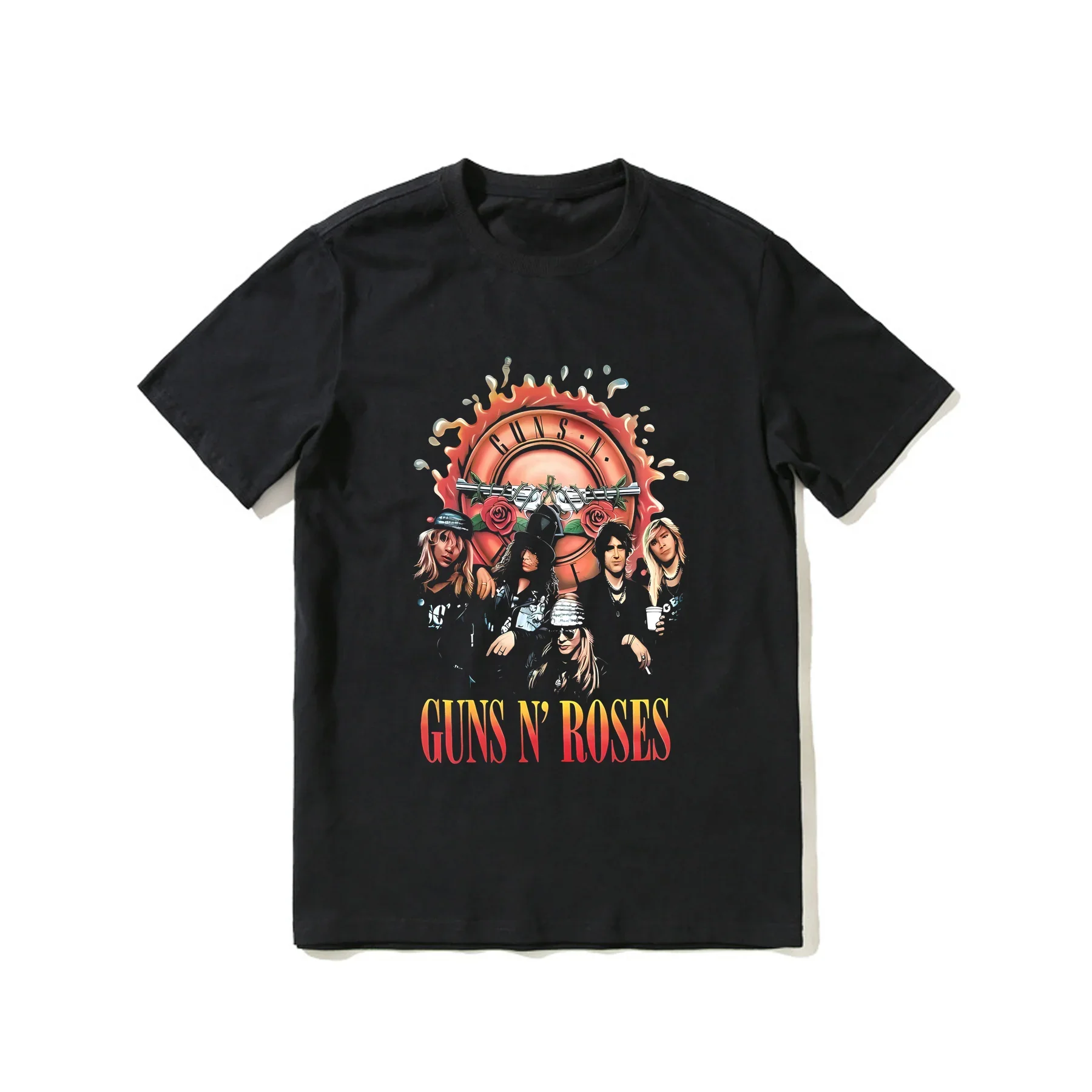 2023 Hot Sale Summer 100% Cotton Guns N’ Roses Graphic Rock Black T Shirt Men Short Sleeves Cool Tee Hip Hop Streetwear T-shirt
2023 Hot Sale Summer 100% Cotton Guns N’ Roses Graphic Rock Black T Shirt Men Short Sleeves Cool Tee Hip Hop Streetwear T-shirt