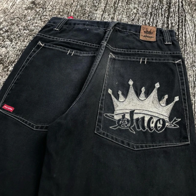 JNCO New Big Pocket High Street American Tooling Wide-leg Jeans Female Y2K Street Punk Style Loose Street Brand Washing Old Pant
JNCO New Big Pocket High Street American Tooling Wide-leg Jeans Female Y2K Street Punk Style Loose Street Brand Washing Old Pant
